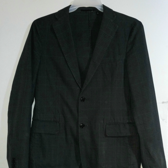 Uniqlo Men's Grey Checkered Casual Blazer /S - Picture 1 of 5